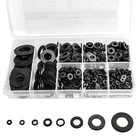 510 Pcs Black Nylon Flat Washer Assortment Kit For Electrical Connections Hou New. Price: $13.99.