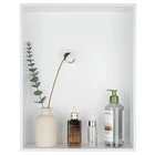 Jqk 18X14 Shower Niche Brushed Nickel 304 Stainless Steel Recessed Shelf. New. Price: $54.45.