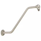 Signature Hardware 17-1/2" S-type Offset Shower Arm, Brushed Nickel Open. Price: $39.95.