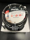 Master 8370D, Cable Combination Bike Lock, Black - 5FT New. Price: $15.99.
