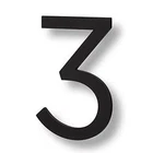 Sure-loc HNF6-3 Inch Tall Aluminum Floating House Number Black New. Price: $35.26.