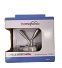 Homepointe Double Robe Hook Brushed Nickel 231174 New True Value. Price: $14.99.