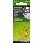 Hillman 122180 Brass Lbs. Capacity Quick Picture Hanger (pack Of 10) New. Price: $13.63.