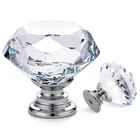 Ravinte 3 Pack Crystal Drawer - Glass Cabinet Knobs, Diamond Silver New. Price: $17.35.