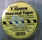 C.h. Hanson 15045 Hazard Tape, 2" X 54', Free Shipping New. Price: $10.00.