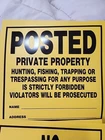 Lot Of 5 Posted Private Property (3) No Trespassing (2). Open. Price: $23.99.