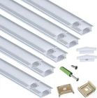 10-PACK 3.3FT 1M Recessed Led Strip Channel Diffuser System, 25X7MM Silver New. Price: $56.98.