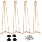 Osring 32 Inch Hairpin Table Legs 1/2 Dia 3-RODS Heavy Duty Metal New. Price: $80.67.