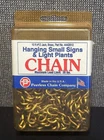 Peerless Chain 10' #12 Jack, Brass #4442810 Hanging Small Signs, Light Plants New. Price: $20.99.