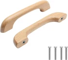 Uenhoy 10 Pcs Natural Wood Cabinet Pulls Handles Solid For Kitchen New. Price: $17.33.