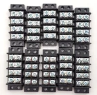 Lot Of 10 Molex Double Row Terminal Strip 4 Position 2-1/8" Long Black New. Price: $19.99.