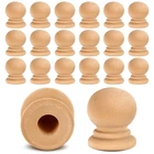 Pinkunn 50 Pcs Wood Finials 3/4 Inch Tall With 1/4 Hole Unfinished New. Price: $18.39.