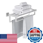 Stwwo Double Towel Bar 24 Inch Racks For Bathroom Wall Mounted New. Price: $80.44.