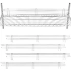 Morningro Pcs Chrome Wire Shelf Ledge 48 X Shelving Side M... New. Price: $88.53.