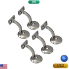 Qcaa Heavy Duty Zinc Die Cast Handrail Bracket Brushed Satin Nickel 5 Pack Made New. Price: $49.57.