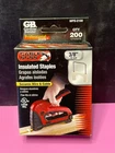 Gardner Bender MPS-2100 Cable Boss Insulated Staples 3/8" 200 Pack New. Price: $12.99.