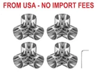 Uxcell 4PCS Elbow Corner Cross Structural Pipe Connectors 3 Way End Rails Clamp New. Price: $25.10.