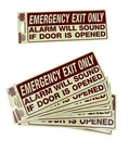 Hillman Self Sticking Signs Emergency Exit Only Alarm Will Sound 10 X4 Qty 9 New. Price: $11.24.