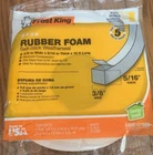 Frost King R538WH Spnge Rubber Foam Tape, 3/8INX10 Ft-brand New)-ships 24H. Price: $16.88.