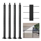 Vevor Cable Railing Post 42" Stainless Steel Deck Pack Horizontal Hole New. Price: $145.00.