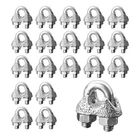 Mentbery Wire Rope Clamp, 1/8 Inches Cable Clamps, Zinc M3-20PCS New. Price: $8.84.
