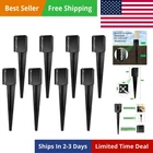 Fence Post Anchor Ground Spike Heavy Duty Black Powder Coated Stakes Po... New. Price: $184.37.