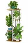 Linzinar Plant Stand Indoor 4 Multiple TIER-5 Potted, White New. Price: $34.52.