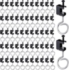 100 Sets 1/4-20 Beam Clamps With 1-1/4IN Bridle Rings Steel Black Hanging Kit New. Price: $202.99.