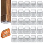 Baipok 36PCS Square Chair Leg Floor Protectors, Furniture Felt Pads For Hardw... New. Price: $23.74.
