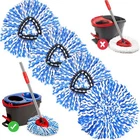 4 Pack Mop Replace Heads For Cedar Rinse Clean 2 Tank System New. Price: $13.28.