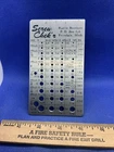 Vintage Screw Chek Thread Size Gauge No. To 5/16 Ruelle Brothers Used. Price: $18.99.