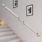2 Pack Acrylic Handrail For Indoor Stairs, Lucite Transparent Staircase Handr... New. Price: $149.45.