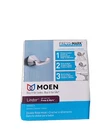 Moen Lindor With Press & Mark Double Robe Hook Chrome MY8703CH New Box. Price: $13.99.