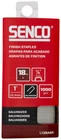 L13BABR 1" 18 Gauge 1/4" Crown Finish Staples, Galvanized 1,000 Count Pac New. Price: $17.20.