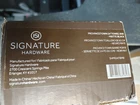 Signature Hardware SHPR24TBMB Provincetown 24" Towel Bar Black Open. Price: $39.99.