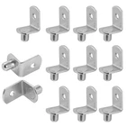 24PCS L-shaped Shelf Support Pegs, 1/4 Inch Bracket With Hole, Sil... New. Price: $13.11.
