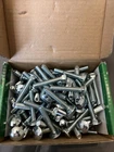 QTY:100 Hillman 240018 Steel Round Head Carriage Bolts 1/4-20 X 1-1/2 New. Price: $18.00.