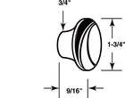 Prime-line 161903 Bright Brass Right/left Handed Knob 0.5 To 1.375 In. Thick New. Price: $14.29.