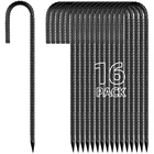 Besitu 12" Rebar J Hook Ground Stakes 16-PACK Heavy Duty Galvanized Steel Anchor New. Price: $37.48.