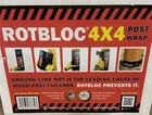 Rotbloc RB4X4PWCA Fence Post Wrap Case 160 Total Pieces Per Sealed New. Price: $150.00.