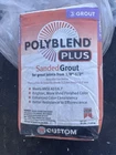 Custom Building Products Polyblend Plus Sanded Grout 25 Lbs Arctic White New. Price: $39.00.