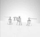 Signature Hardware SHWSCPT807CP Widespread Bathroom Sink Faucet - Chrome Open. Price: $161.49.