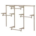 Closet Culture By Knape & Vogt 6 Ft. Steel Hardware Kit, Nickel New. Price: $131.75.