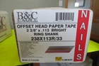 B&c Eagle Offset Head 2000 Ring Framing Nails, Wire Weld, 238X113/33, 3/8" New. Price: $79.99.