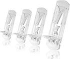 Jamiikury 10PCS Locking Shelf Pins 5MM Cabinet Pegs, Clear Plastic New. Price: $13.09.