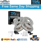 Trq Front & Rear Ceramic Disc Brake Pad Rotor Kit For Nissan Rogue Suv New. Price: $230.90.