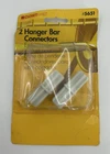 Closetmaid 2 Hanger Bar Connectors #5651 New Sealed. Price: $5.24.