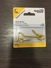 National Hardware N118-158 Gold Solid Brass 3 In. Hook And Eye Pk New. Price: $7.73.