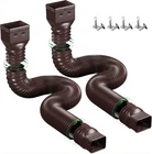 Yotody 2 Pack Rain Gutter Downspout Extensions 58 Inches, Brown New. Price: $34.52.