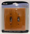 Amerelle 4025TT Carson Light Oak Toggle Wall Plate New Free Shipping. Price: $12.95.